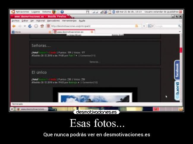 Esas fotos... -
