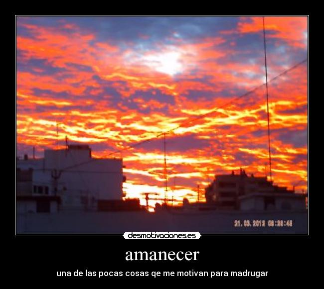 amanecer - 