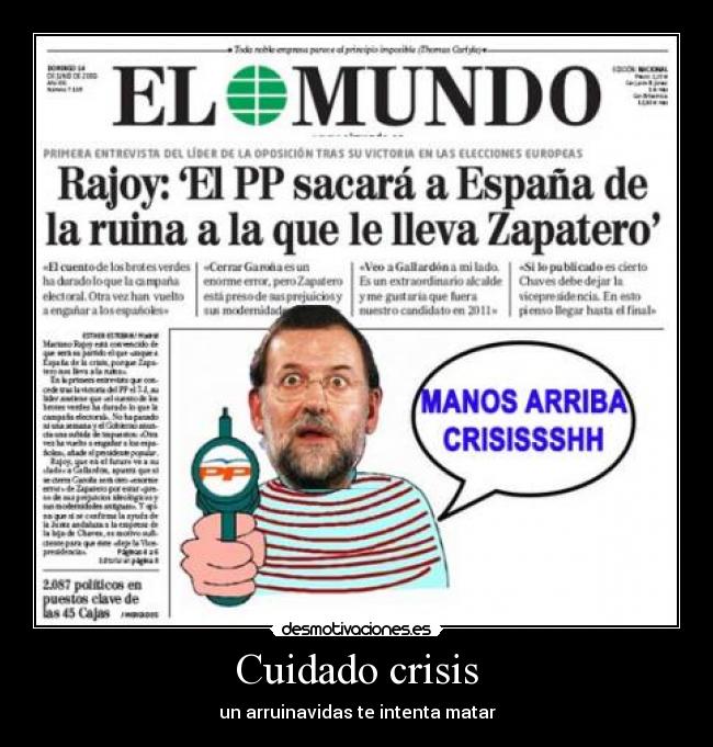 Cuidado crisis - un arruinavidas te intenta matar