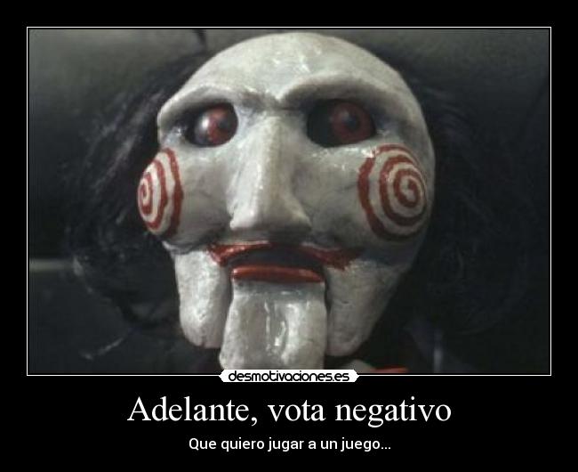 Adelante, vota negativo - 