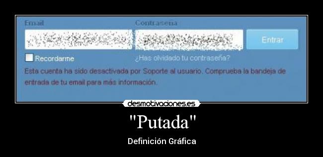 Putada - Definición Gráfica