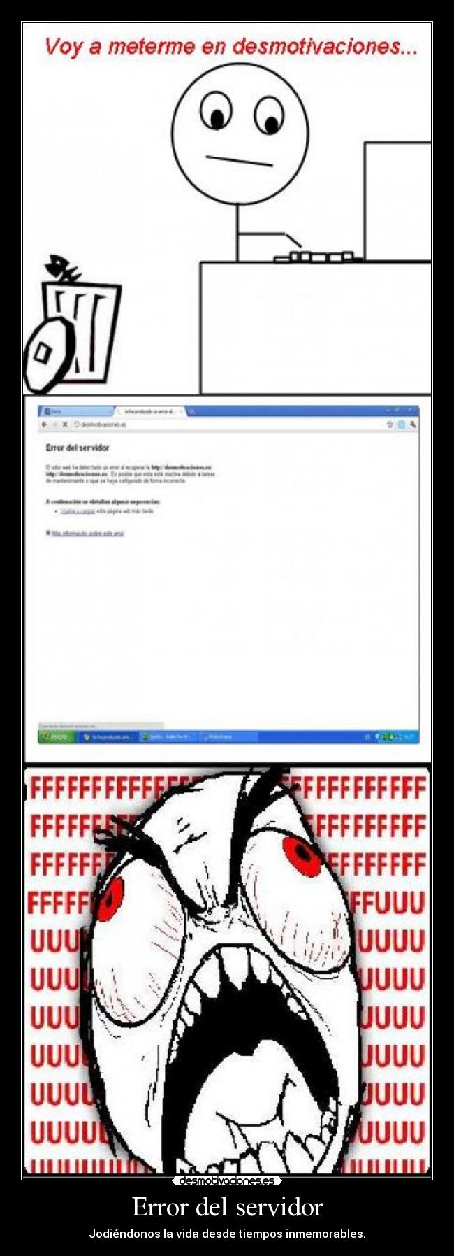 Error del servidor - Jodiéndonos la vida desde tiempos inmemorables.