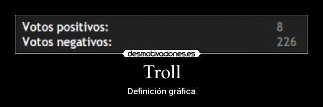 Troll - Definición gráfica