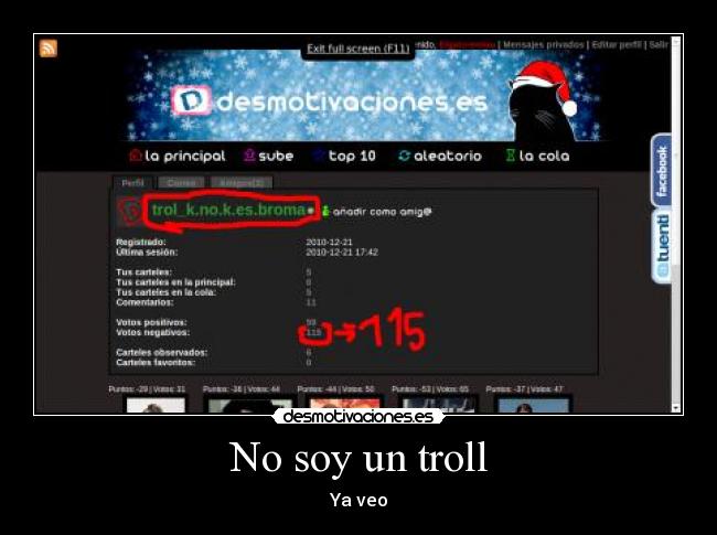 No soy un troll - Ya veo