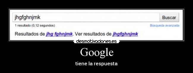 Google - tiene la respuesta