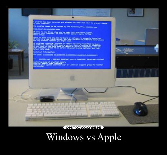 carteles applewindows desmotivaciones