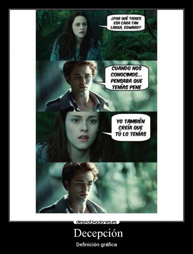 Decepción - Definición gráfica