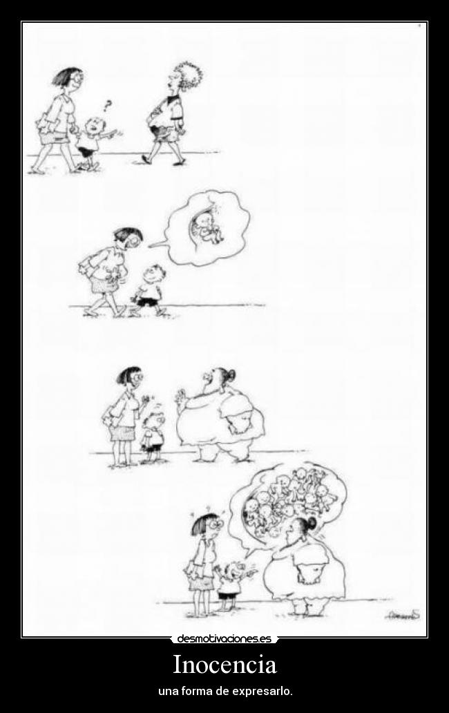 carteles flaca gorda inocencia mujeres nino desmotivaciones