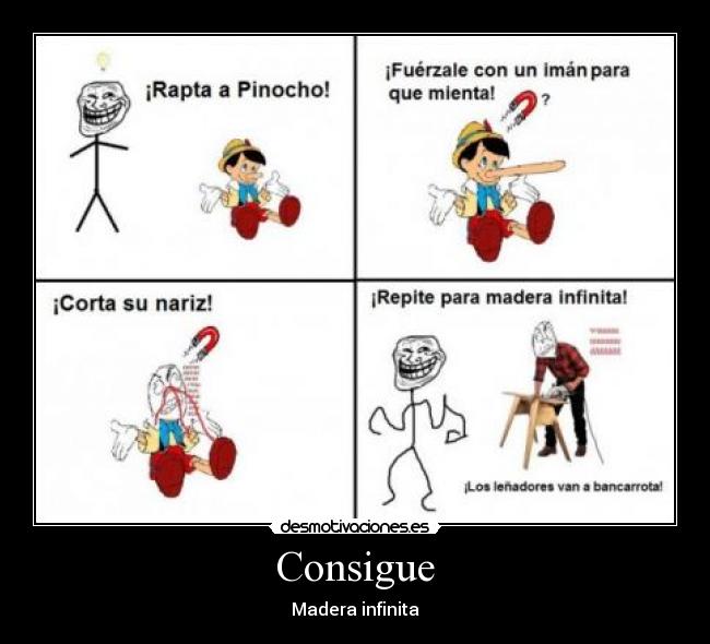 carteles pinocho desmotivaciones