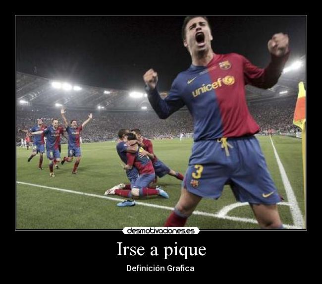 Irse a pique - Definición Grafica