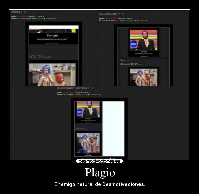 carteles plagio enemigo natural troll igual foto desmotivaciones
