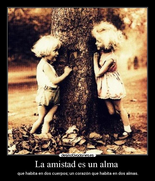 carteles amistad alma amistad desmotivaciones