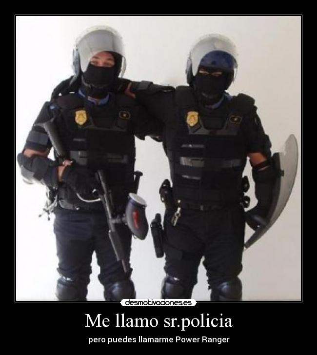 Me llamo sr.policia - 