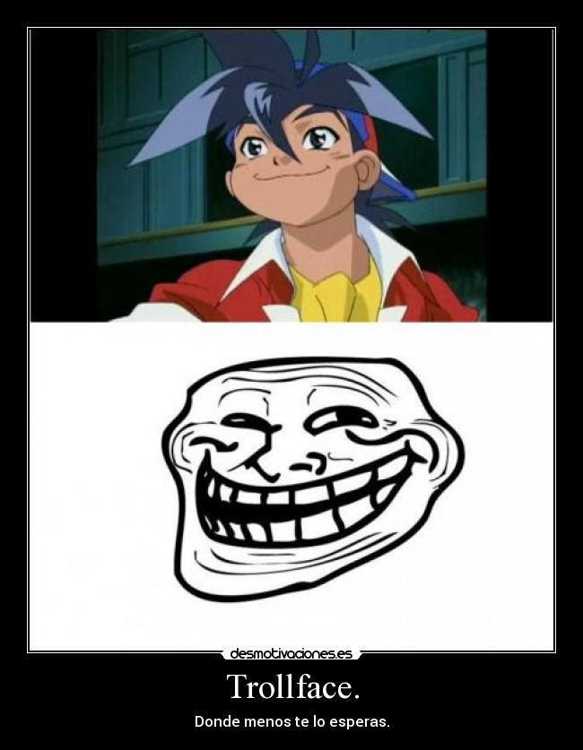 carteles trollface anime troll desmotivaciones