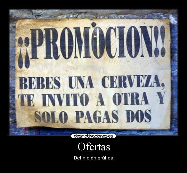 Ofertas - Definición gráfica