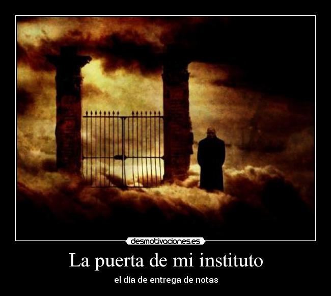 La puerta de mi instituto -