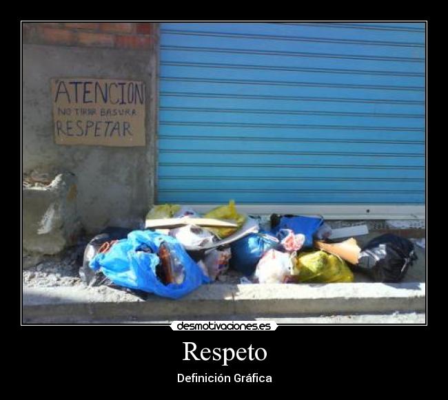 Respeto - Definición Gráfica