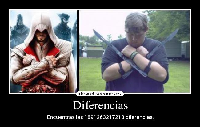 Diferencias - Encuentras las 1891263217213 diferencias.
