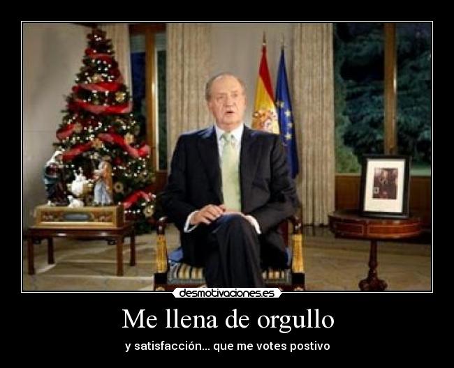 Me llena de orgullo -