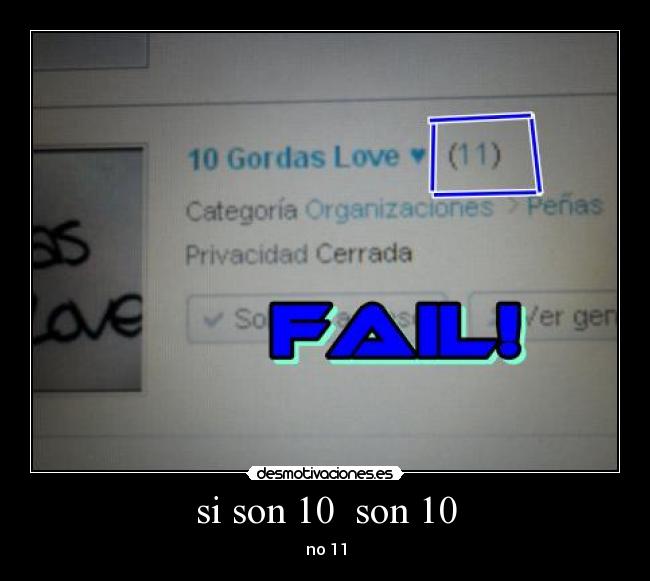 si son 10  son 10 - no 11