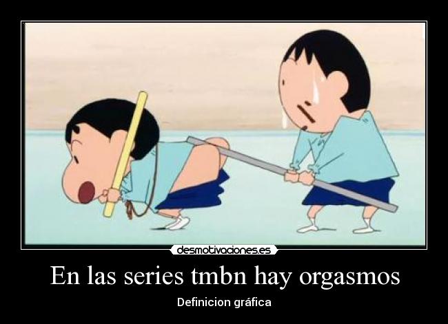 En las series tmbn hay orgasmos - Definicion gráfica