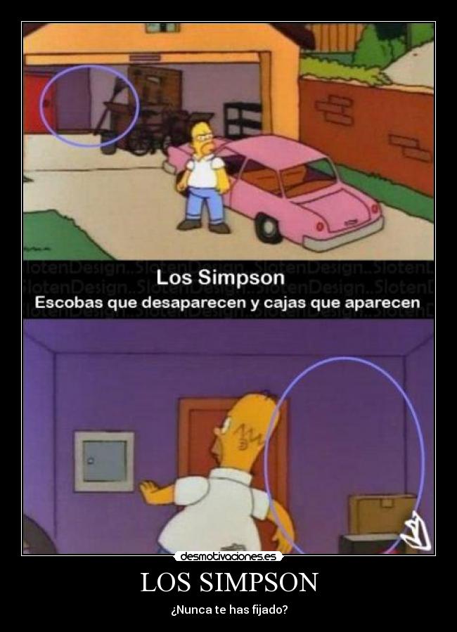 LOS SIMPSON - ¿Nunca te has fijado?