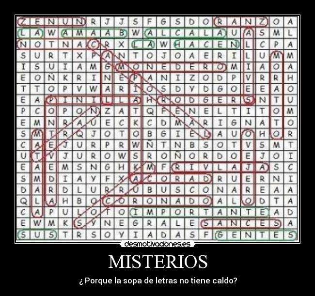 MISTERIOS -