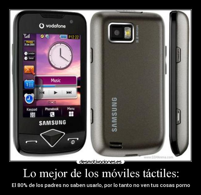 Lo mejor de los móviles táctiles: - 