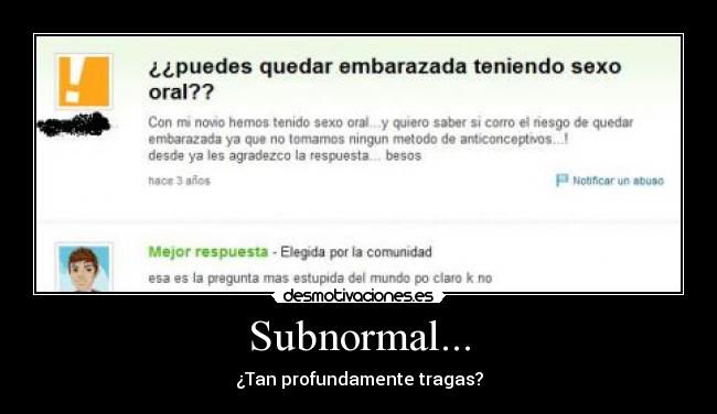 Subnormal... - 