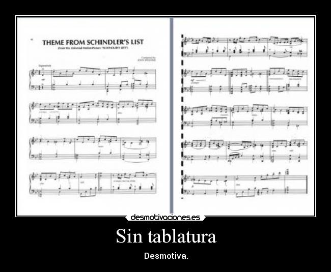 Sin tablatura - 