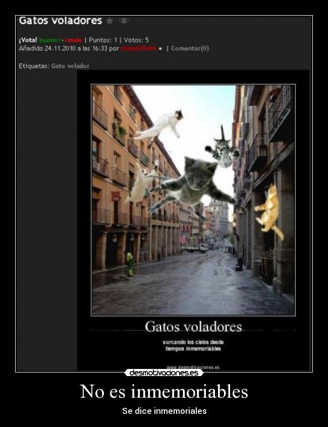 No es inmemoriables -