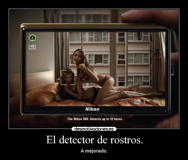 El detector de rostros. - A mejorado.