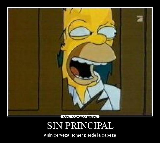 SIN PRINCIPAL - 