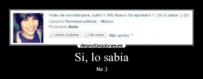Si, lo sabia -