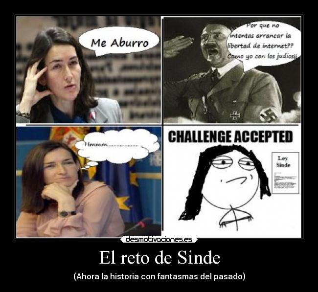 El reto de Sinde -