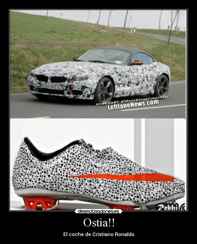 Ostia!! - El coche de Cristiano Ronaldo
