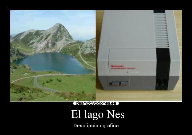 El lago Nes - Descripción gráfica