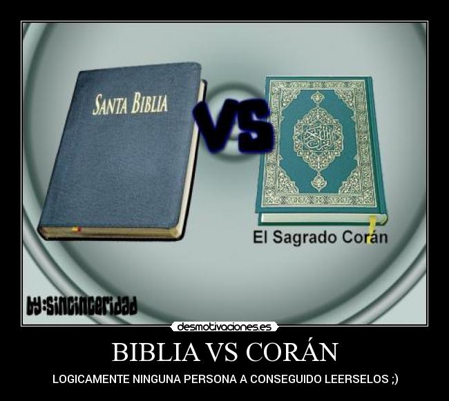 BIBLIA VS CORÁN -