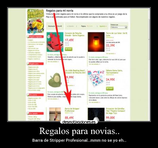 Regalos para novias.. - Barra de Stripper Profesional...mmm no se yo eh...