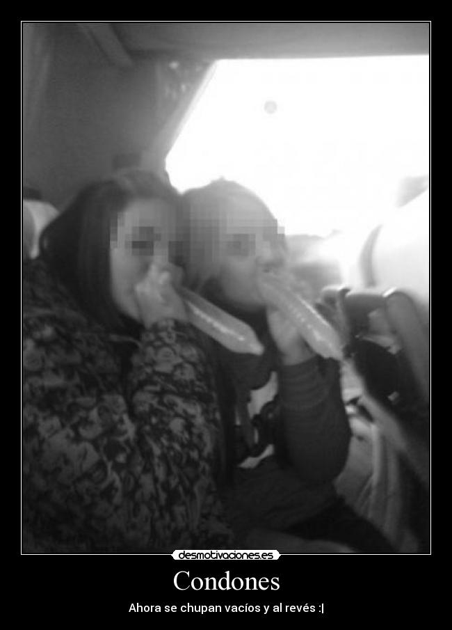 carteles condones desmotivaciones