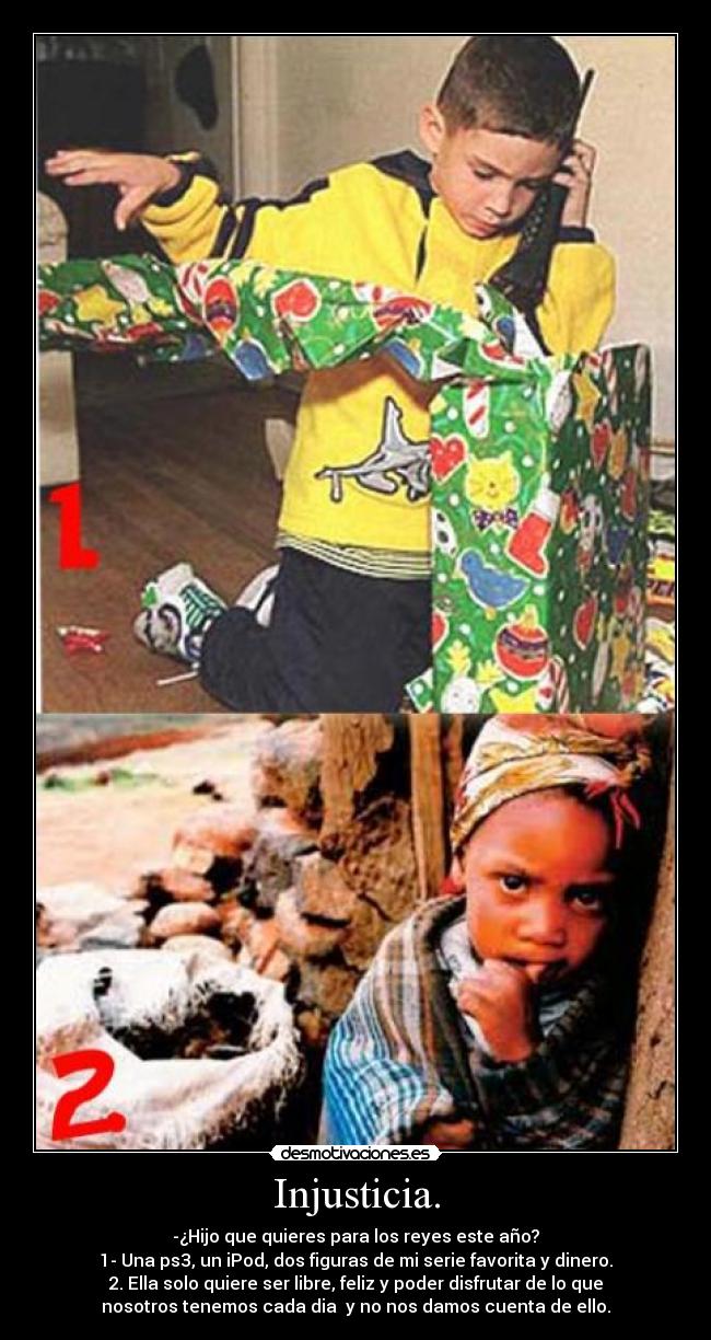 Injusticia. - 