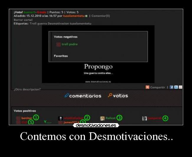 Contemos con Desmotivaciones.. - 