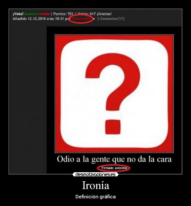 Ironía -