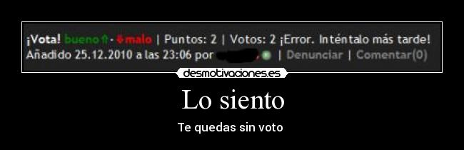 Lo siento - 