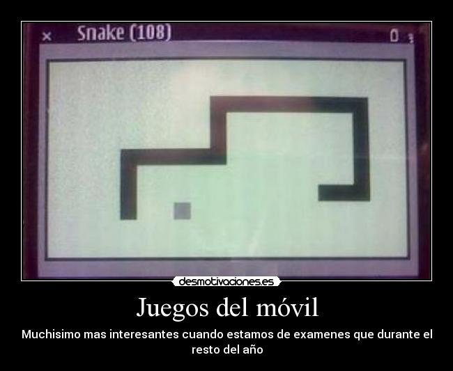 Juegos del móvil -