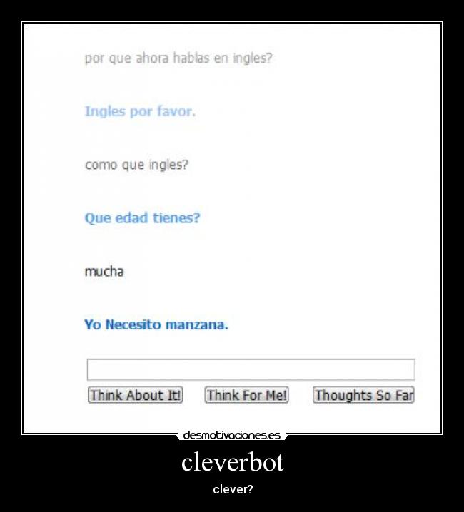 cleverbot - clever?