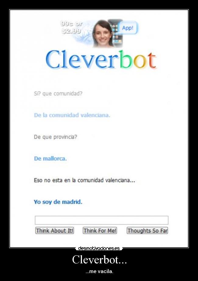 Cleverbot... -