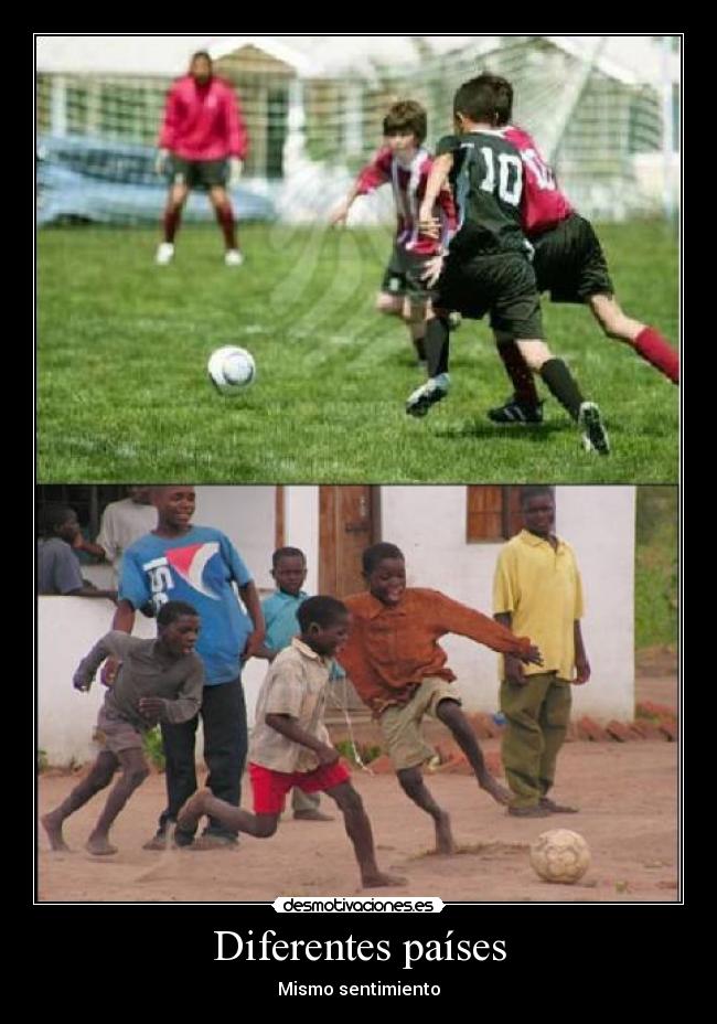 Diferentes países - Mismo sentimiento