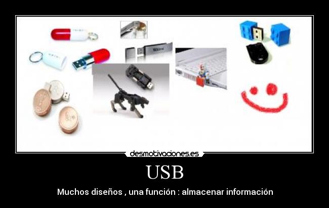 USB - Muchos diseños , una función : almacenar información