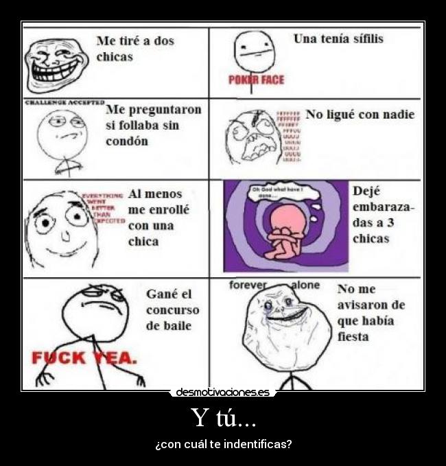 Y tú... - ¿con cuál te indentificas?